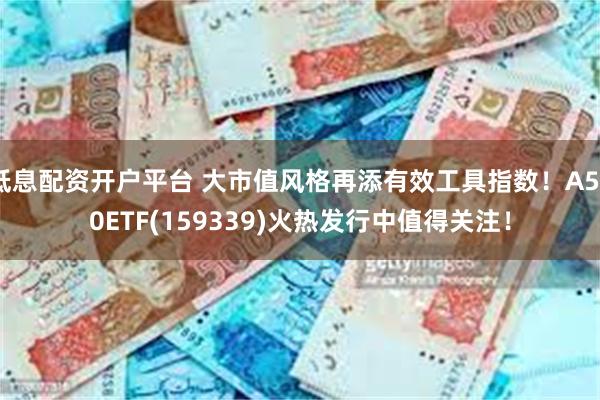 低息配资开户平台 大市值风格再添有效工具指数！A500ETF(159339)火热发行中值得关注！