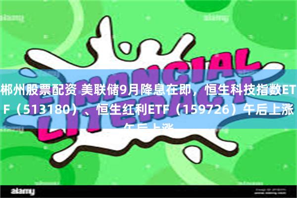 郴州股票配资 美联储9月降息在即，恒生科技指数ETF（513180）、恒生红利ETF（159726）午后上涨