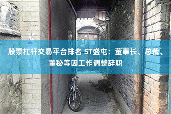 股票杠杆交易平台排名 ST盛屯：董事长、总裁、董秘等因工作调整辞职