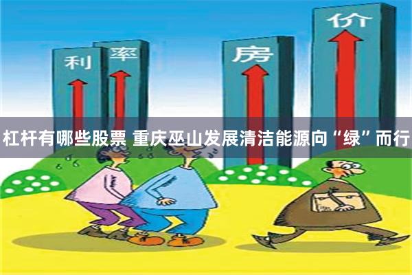 杠杆有哪些股票 重庆巫山发展清洁能源向“绿”而行