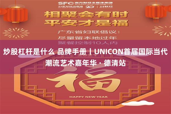 炒股杠杆是什么 品牌手册丨UNICON首届国际当代潮流艺术嘉年华 · 德清站