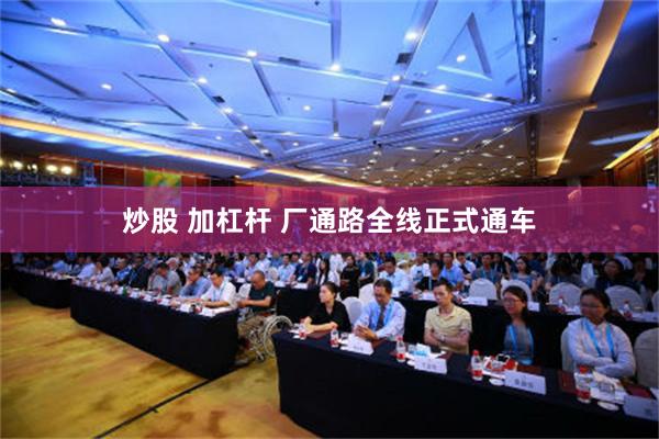 炒股 加杠杆 厂通路全线正式通车