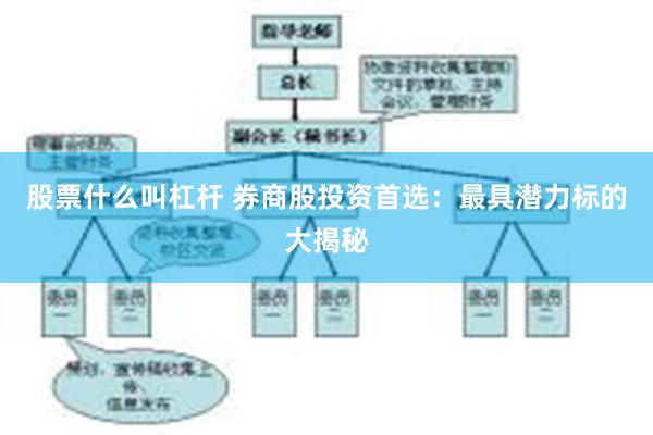 股票什么叫杠杆 券商股投资首选：最具潜力标的大揭秘