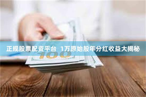 正规股票配资平台  1万原始股年分红收益大揭秘