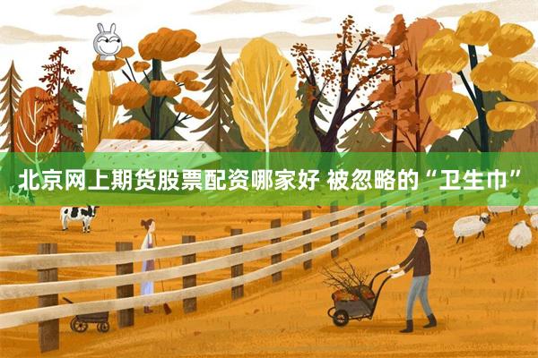 北京网上期货股票配资哪家好 被忽略的“卫生巾”