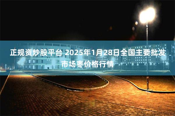 正规资炒股平台 2025年1月28日全国主要批发市场枣价格行情