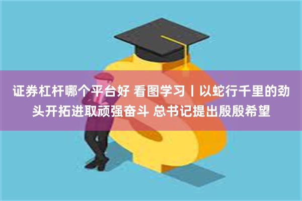 证券杠杆哪个平台好 看图学习丨以蛇行千里的劲头开拓进取顽强奋斗 总书记提出殷殷希望
