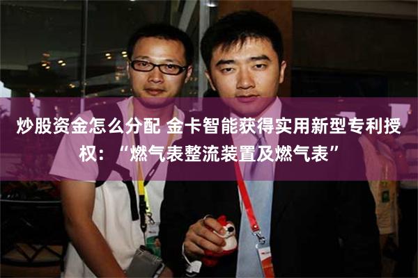 炒股资金怎么分配 金卡智能获得实用新型专利授权：“燃气表整流装置及燃气表”
