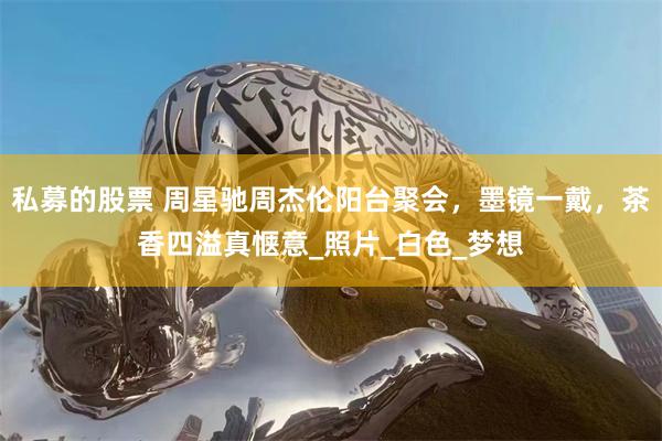 私募的股票 周星驰周杰伦阳台聚会，墨镜一戴，茶香四溢真惬意_照片_白色_梦想