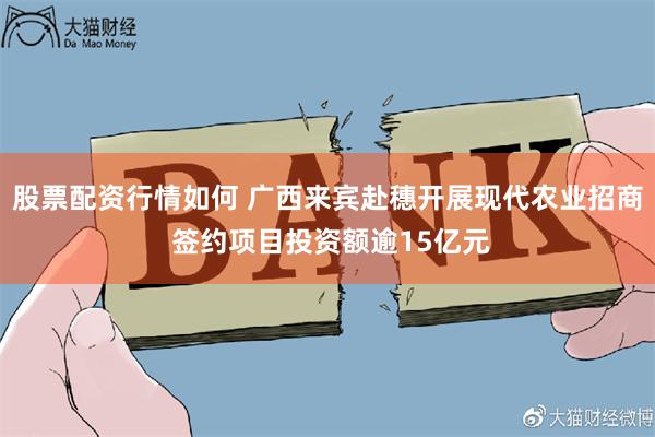 股票配资行情如何 广西来宾赴穗开展现代农业招商 签约项目投资额逾15亿元