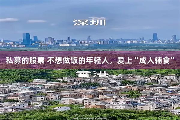 私募的股票 不想做饭的年轻人，爱上“成人辅食”