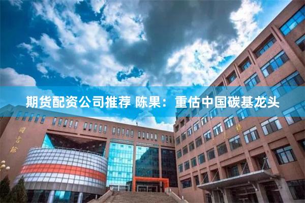 期货配资公司推荐 陈果：重估中国碳基龙头