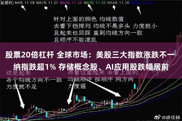股票20倍杠杆 全球市场：美股三大指数涨跌不一 纳指跌超1% 存储概念股、AI应用股跌幅居前