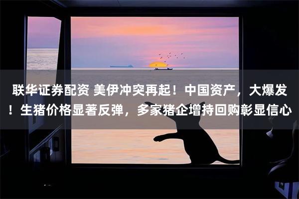 联华证券配资 美伊冲突再起！中国资产，大爆发！生猪价格显著反弹，多家猪企增持回购彰显信心