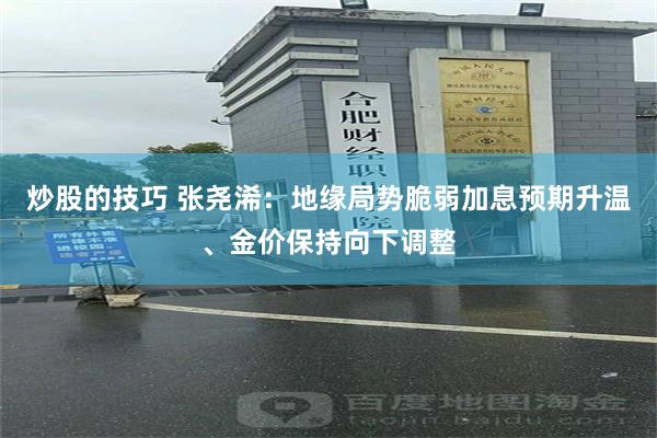 炒股的技巧 张尧浠：地缘局势脆弱加息预期升温、金价保持向下调整