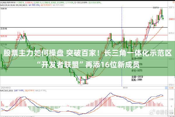 股票主力如何操盘 突破百家！长三角一体化示范区“开发者联盟”再添16位新成员